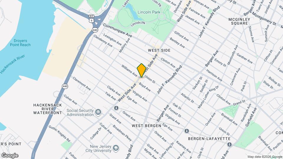 494 West Side Ave Map and Location Details