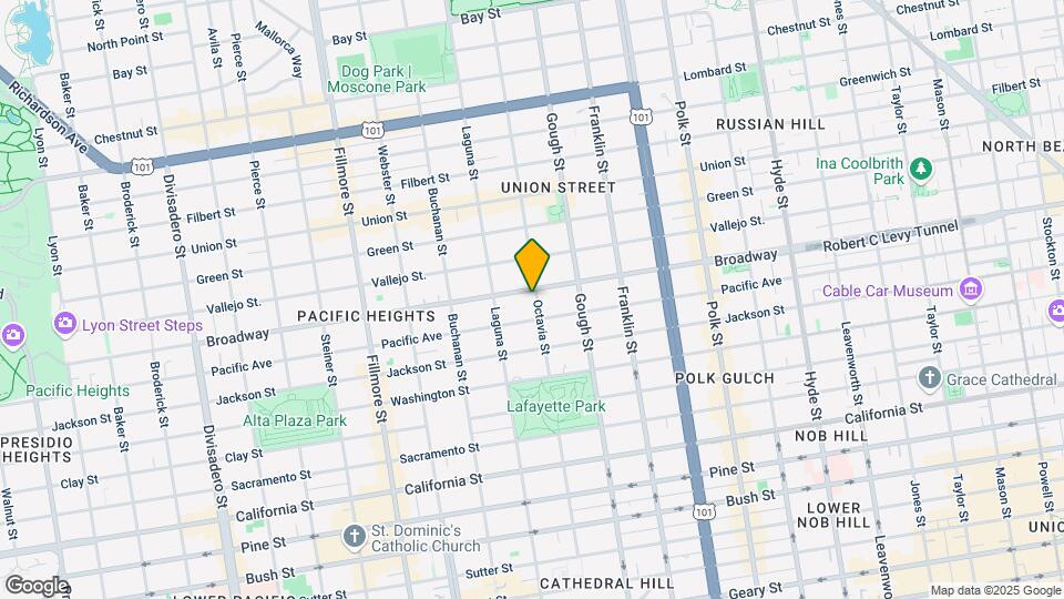 2409 Octavia St Mapa y Detalles de la Ubicación