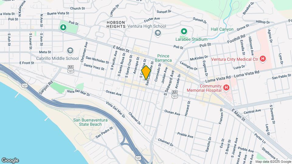 231 San Clemente St Mapa y Detalles de la Ubicación