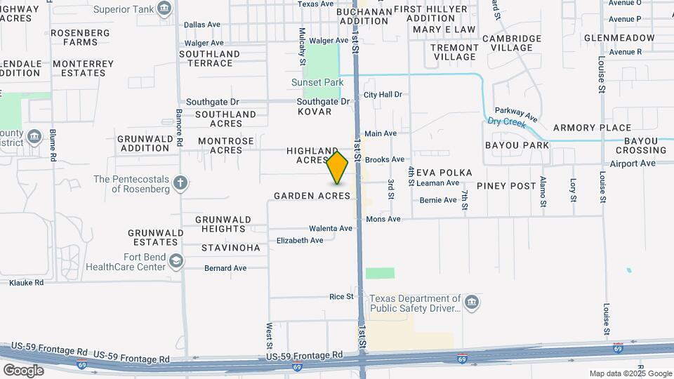 1629 Bernie Ave Map and Location Details