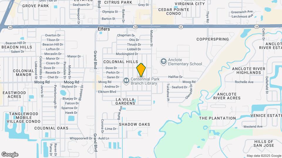 3511 Odom Dr Map and Location Details