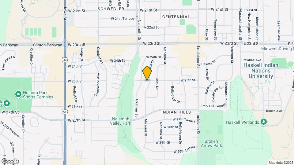2503 Missouri St Map and Location Details