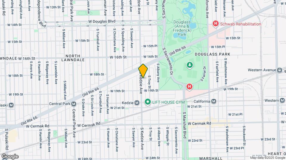 1841 S Kedzie Ave Map and Location Details