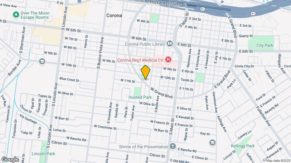 1137 W Grand Blvd Map and Location Details