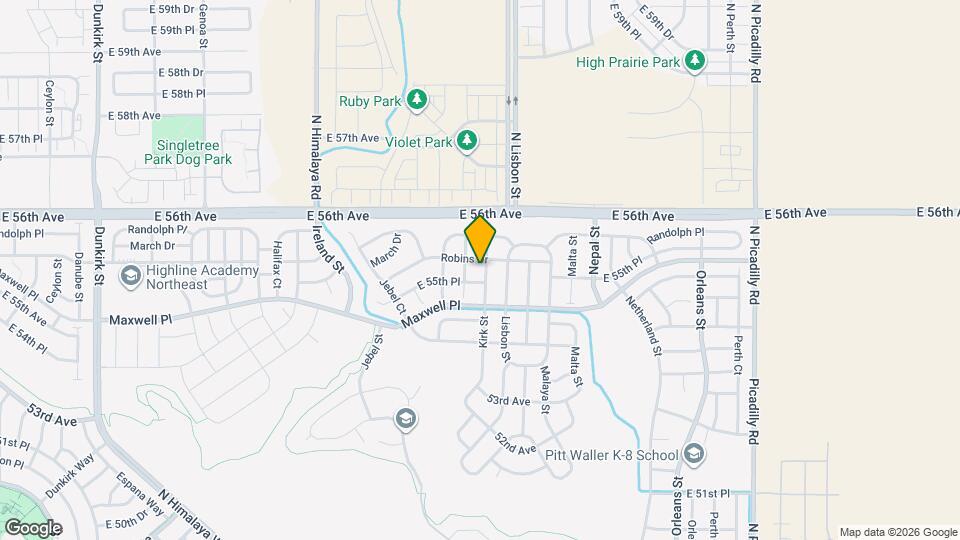 5555 Kirk St Map and Location Details