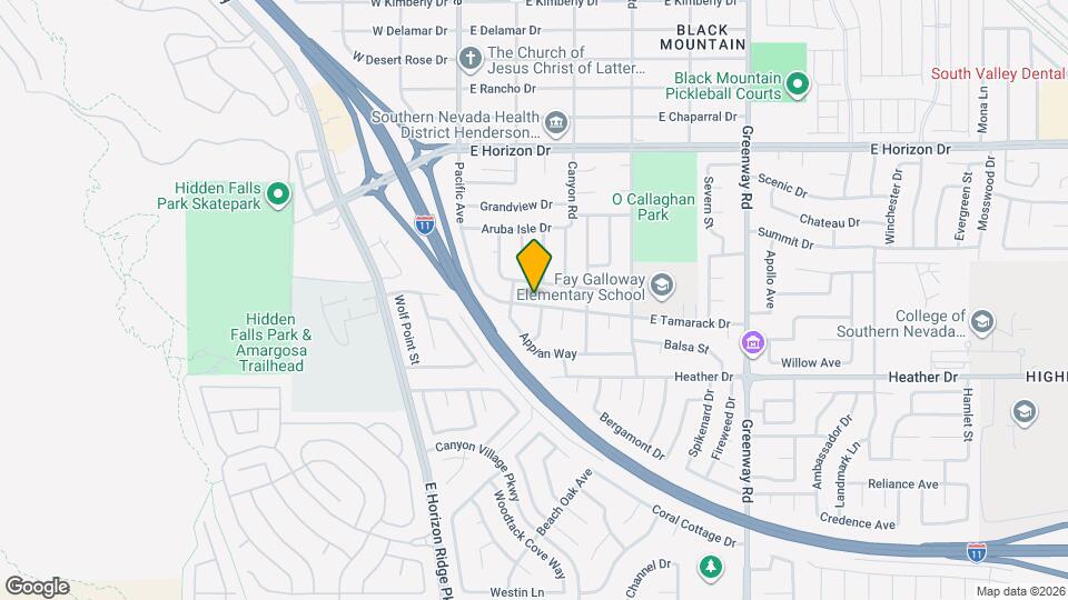 127 E Tamarack Dr Map and Location Details