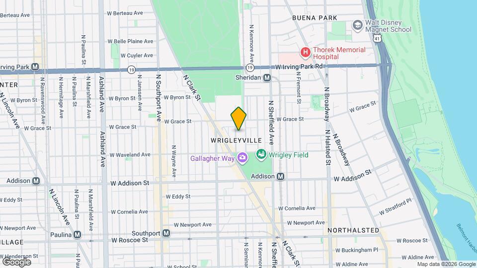 3739 N Clifton Ave Map and Location Details