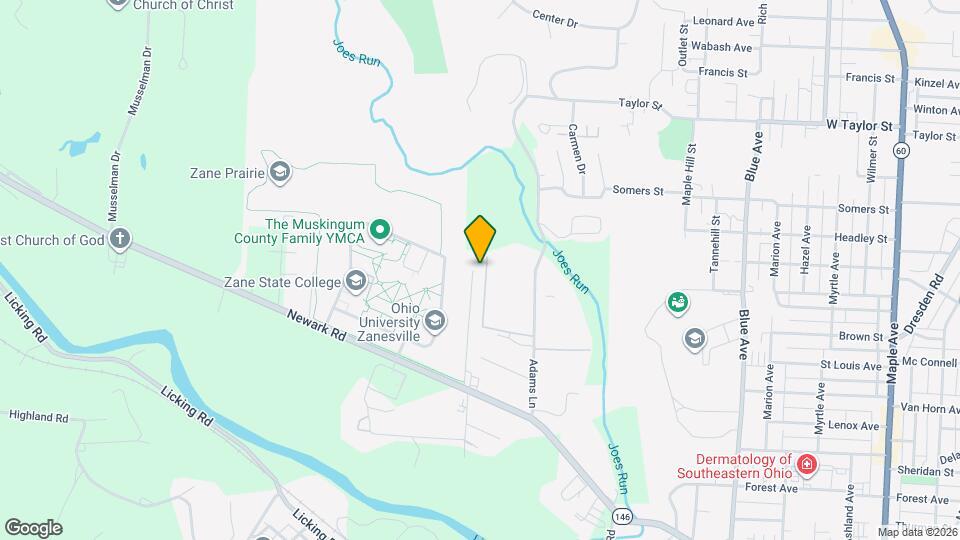 1825 Adams Ln Map and Location Details