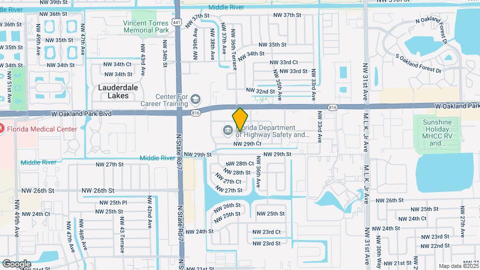 2998 NW 36th Ter Map and Location Details