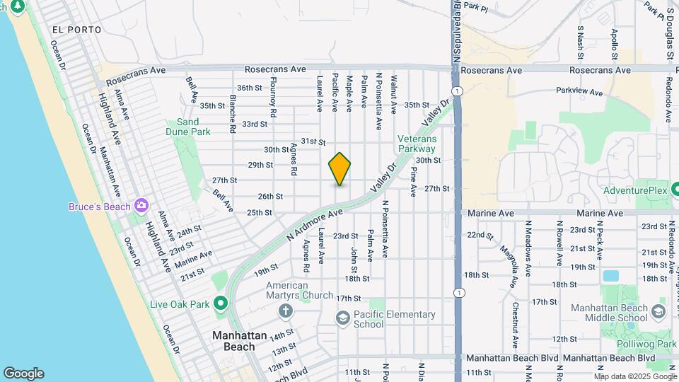 2606 Pacific Ave Map and Location Details
