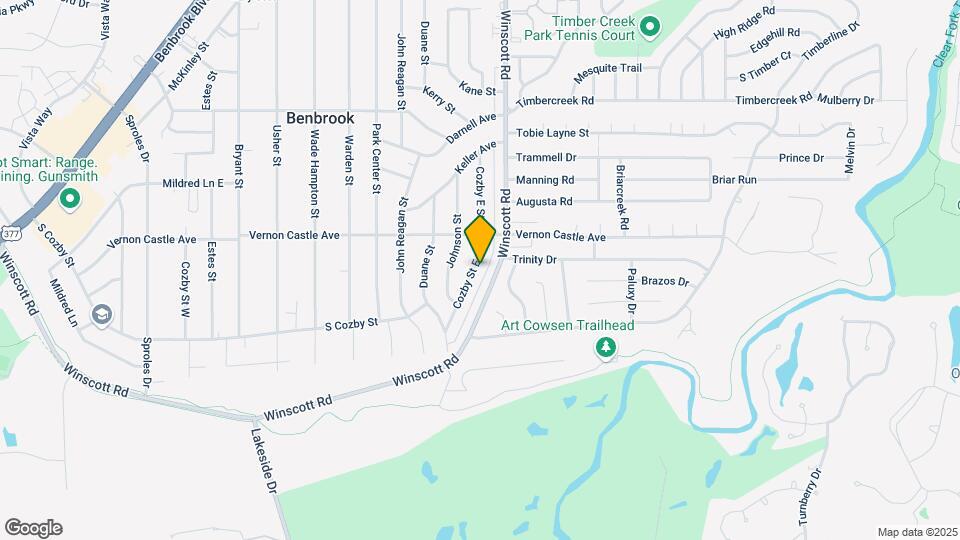 1211 Cozby St E Map and Location Details