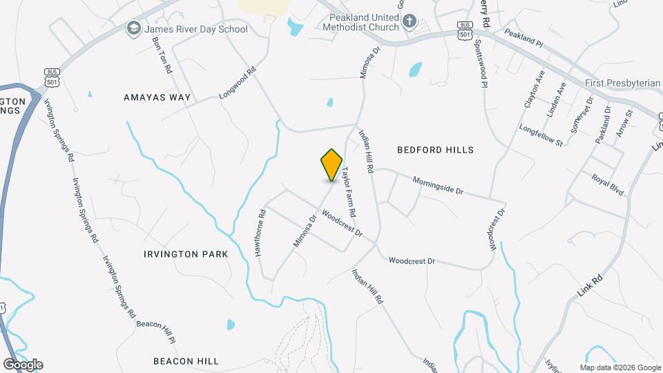 2215 Mimosa Dr Map and Location Details