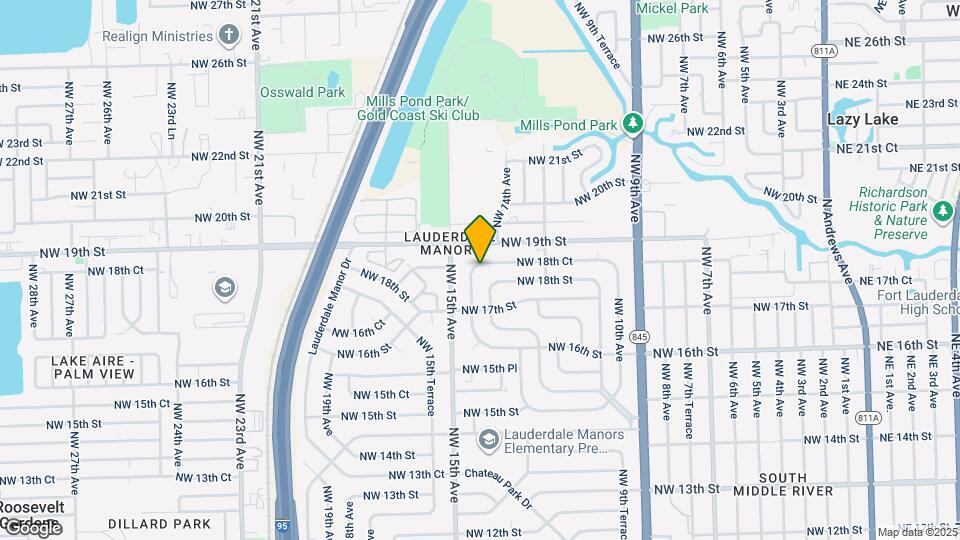 1814 NW 14th Ave Map and Location Details