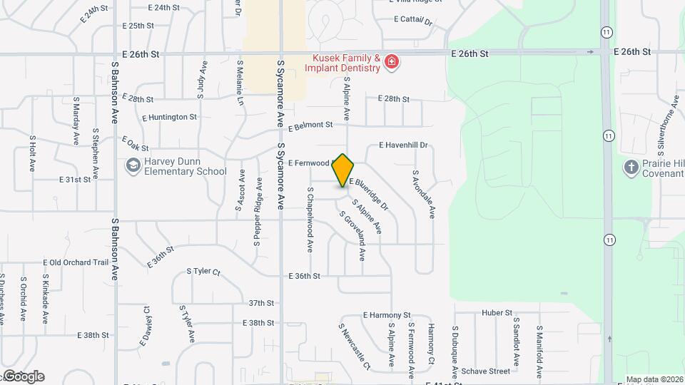 4712 E Blazewood Dr Map and Location Details