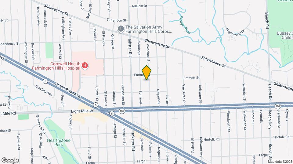 20975 Poinciana St Map and Location Details