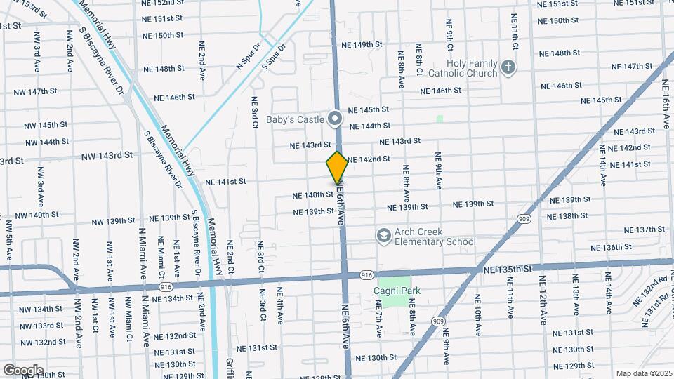 14002 NE 6th Ave Map and Location Details