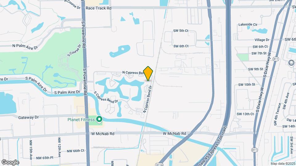 2104 S Cypress Bend Dr, Unit 201 Map and Location Details