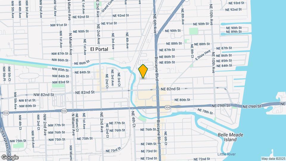 490 NE 83rd St Map and Location Details
