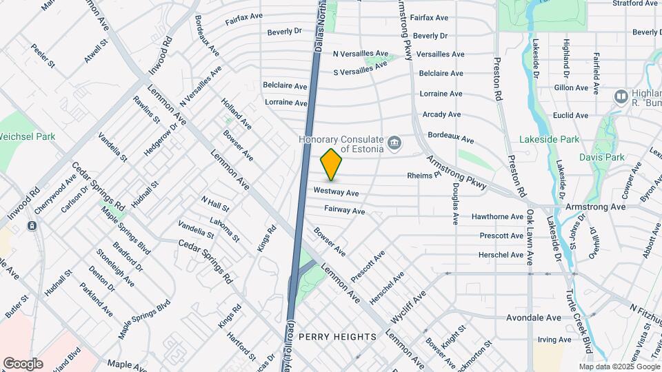 4532 Westway Ave Map and Location Details