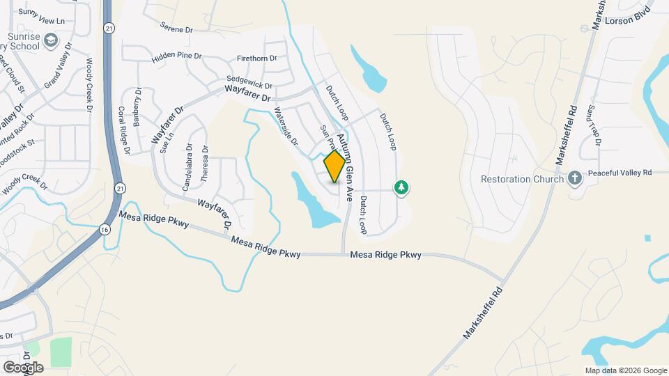 7602 Sun Prairie Dr Map and Location Details