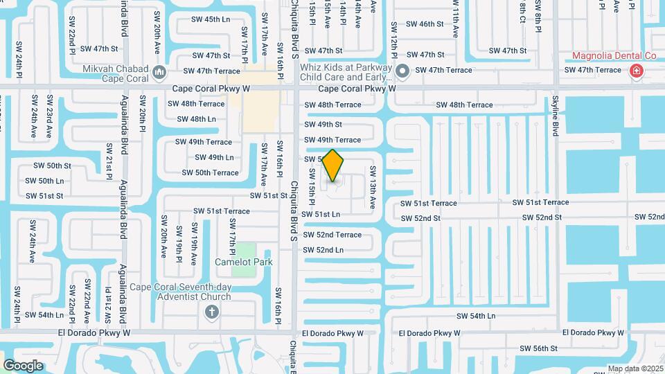 1522 SW 50th St Map and Location Details