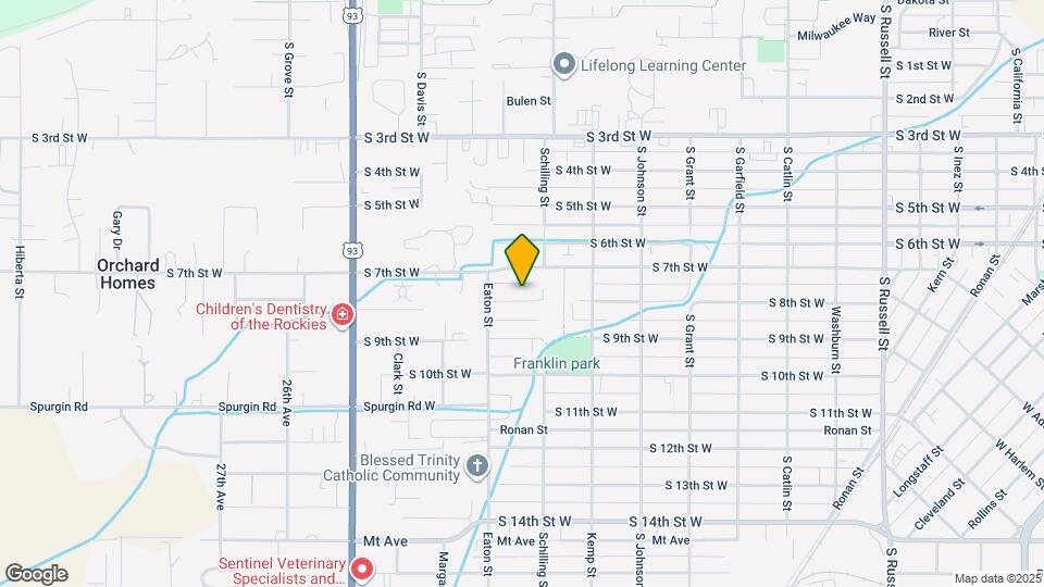 2216 S 8th St W Map and Location Details