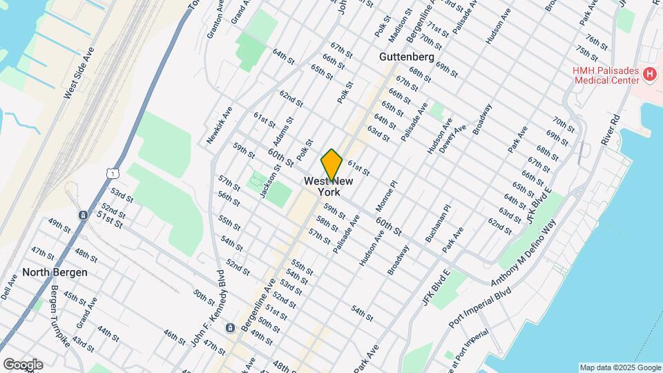 6000 Bergenline Ave Mapa y Detalles de la Ubicación