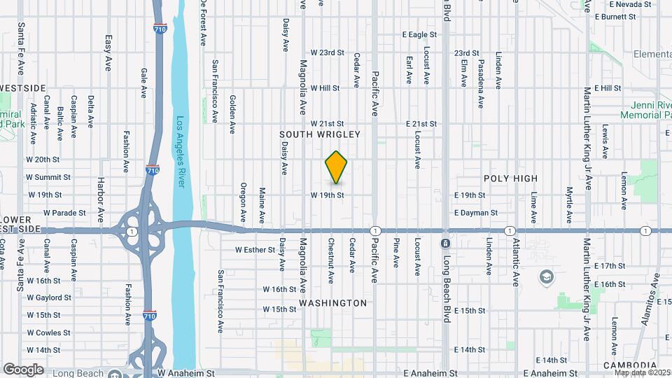 1910 Chestnut Ave Map and Location Details