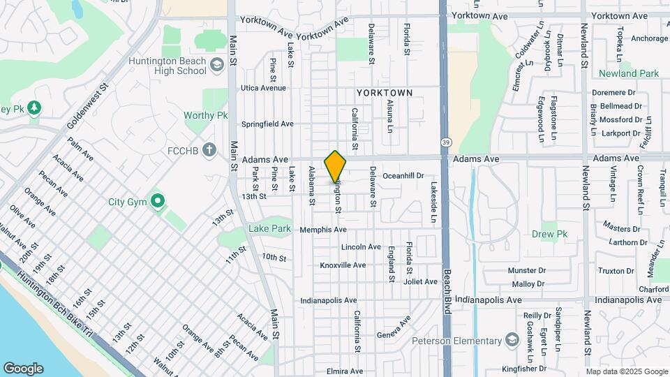 1505 Huntington St Map and Location Details