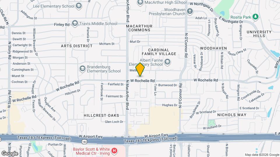 919-921 W Rochelle Rd Map and Location Details
