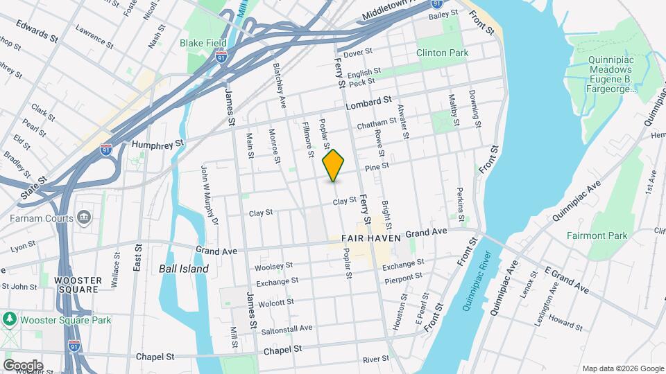 354 Poplar St Map and Location Details