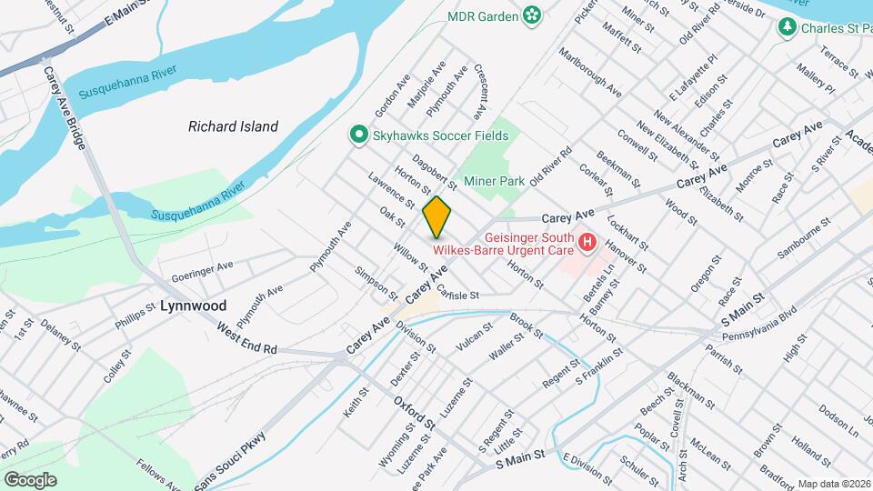 27 Oak St Map and Location Details