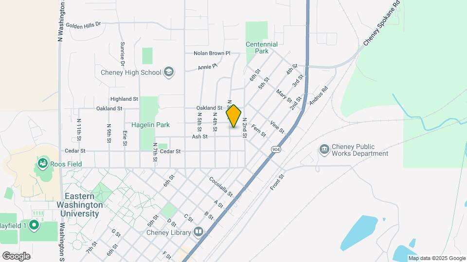 217 Ash St Map and Location Details