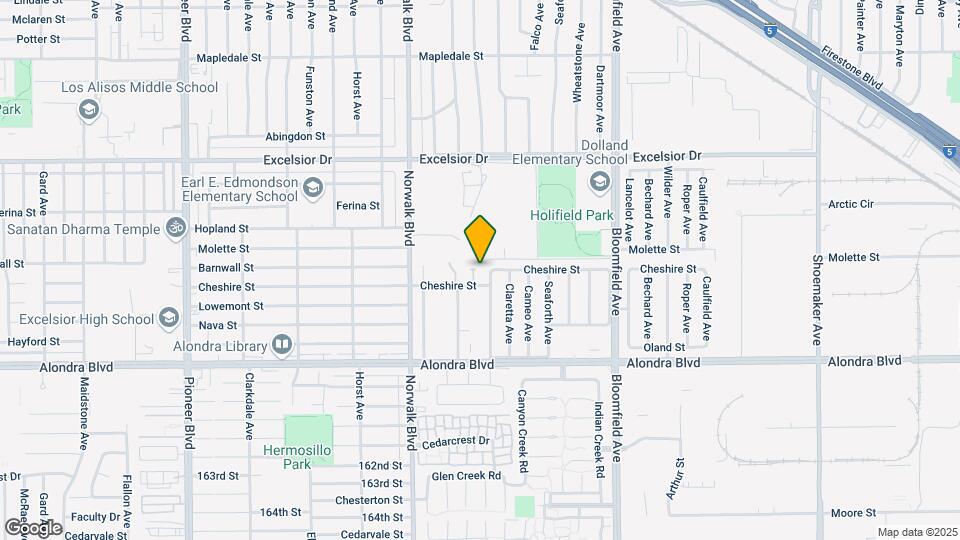 12325 Cheshire St Map and Location Details