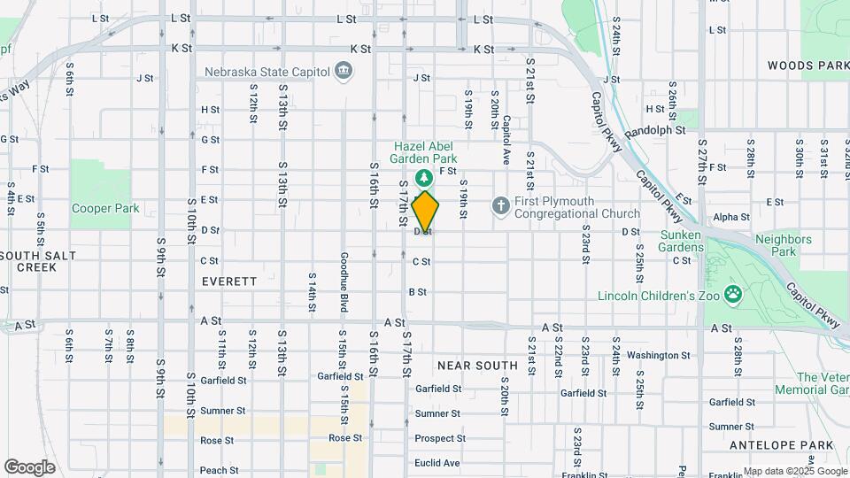 1731 D St Map and Location Details