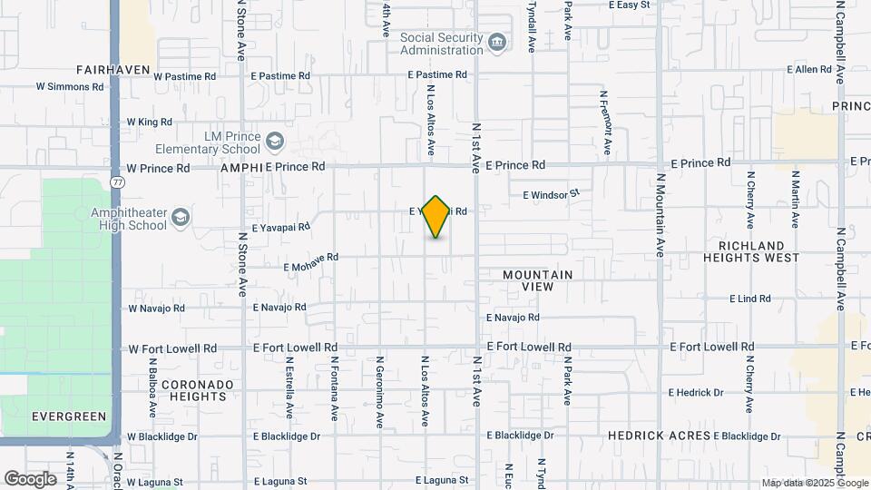 511 E Mohave Rd Map and Location Details