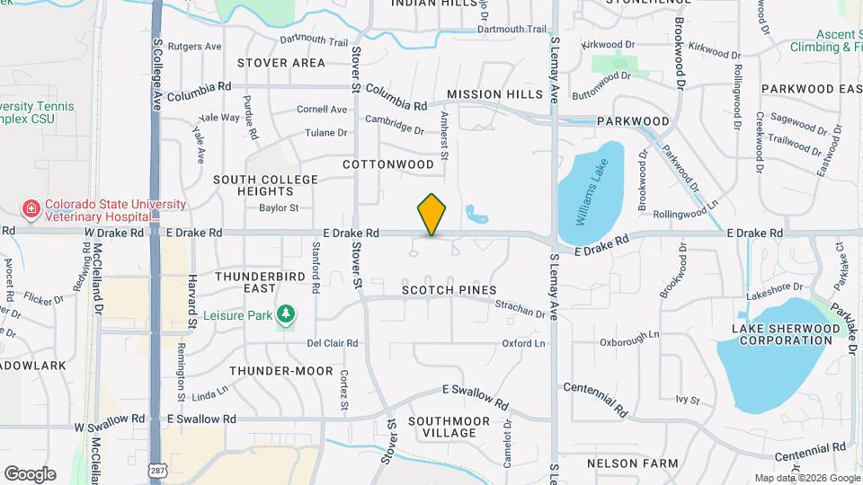 801 E Drake Rd, Unit J 66 Mapa y Detalles de la Ubicación