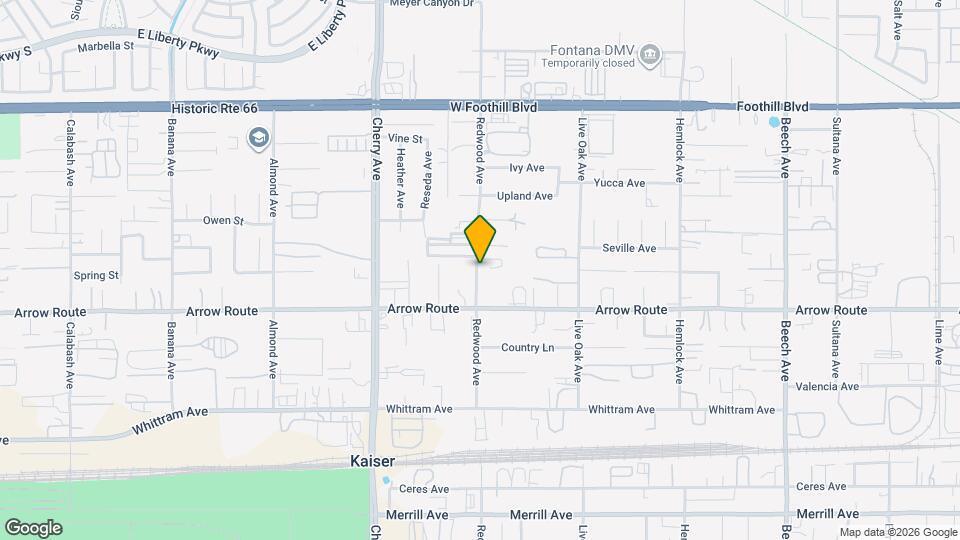 8425 Redwood Ave Map and Location Details