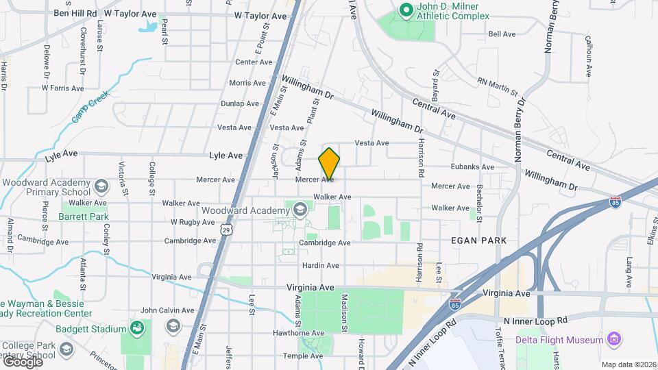 1564 Mercer Ave Map and Location Details