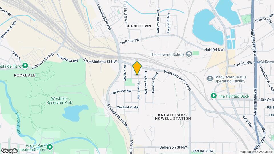 1076 Tilden St NW Map and Location Details