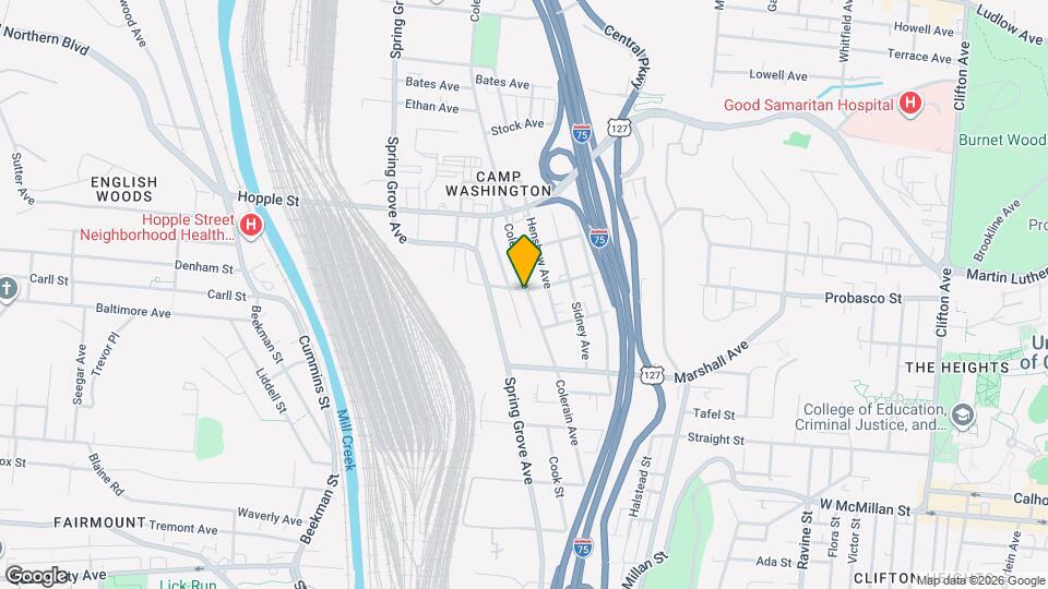 2873 Colerain Ave, Unit #2 Map and Location Details