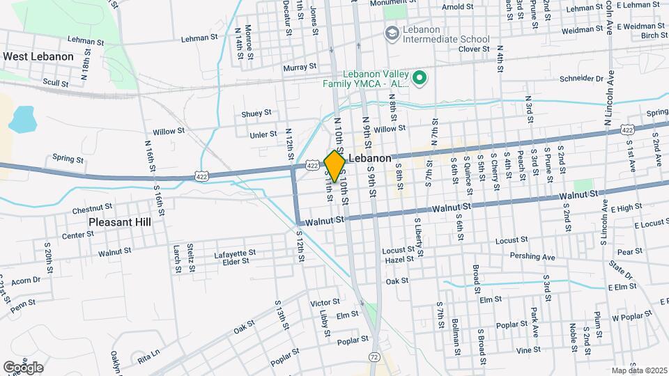 1015 Chestnut St Mapa y Detalles de la Ubicación