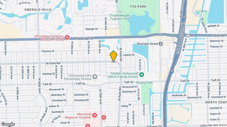3336 W Park Rd Map and Location Details