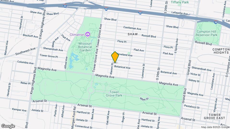 4167 Botanical Ave, Unit 1F Map and Location Details