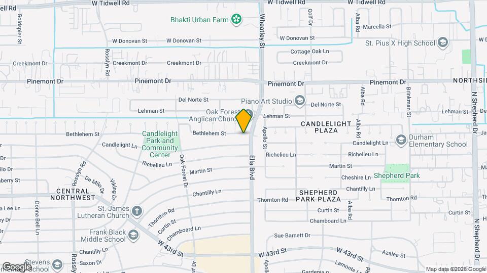 1215 Bethlehem St Map and Location Details