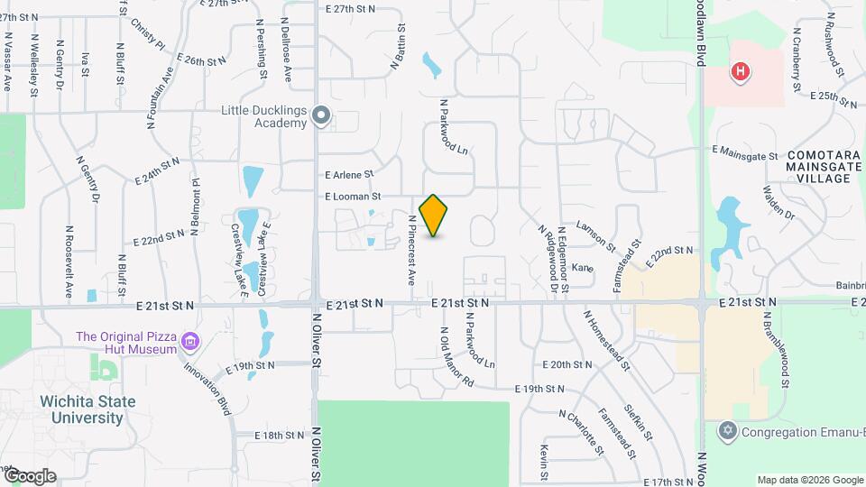 Aero Mapa y Detalles de la Ubicación