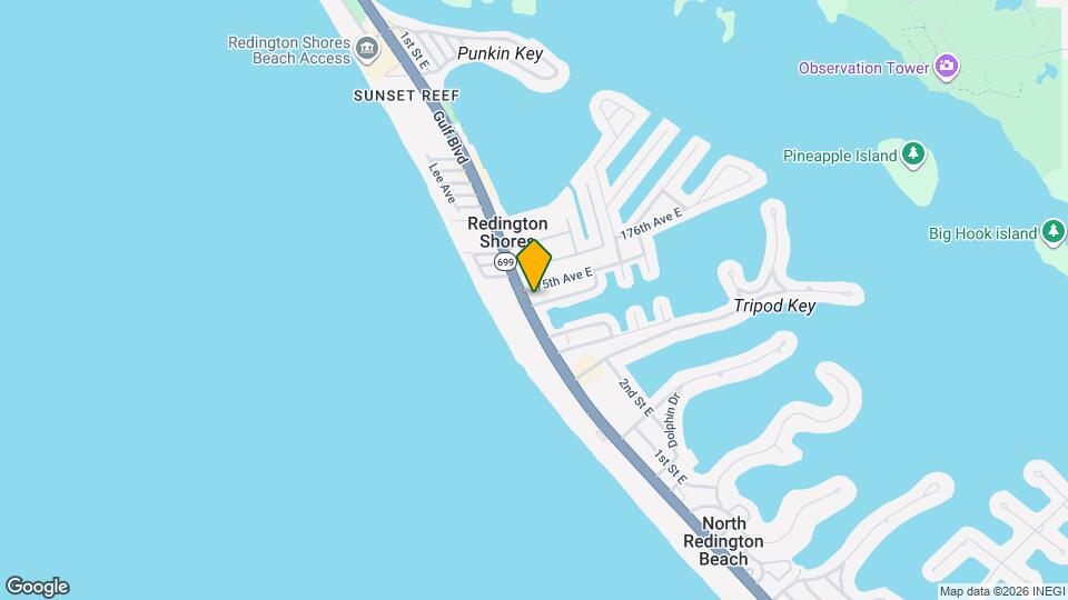 17505 Gulf Blvd, Unit SI ID1596435P Mapa y Detalles de la Ubicación