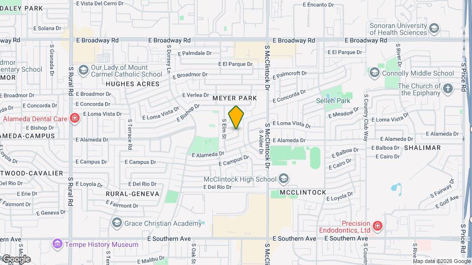 2644 S Butte Ave Map and Location Details