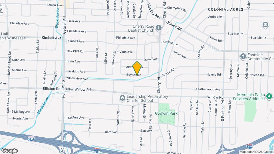 4261 Boyce Ave Map and Location Details