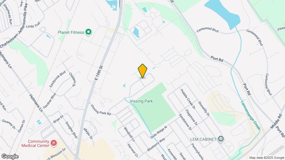 2709 Crownpoint Dr Mapa y Detalles de la Ubicación